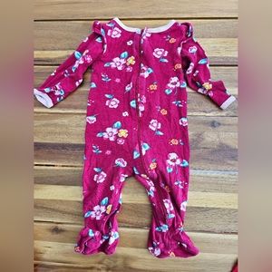 3-6 month flower sleeper pj